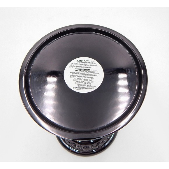 Bath And Body Works Halloween Candle Holder Lenticular Skulls Black Spooky 2023 - Picture 5 of 12